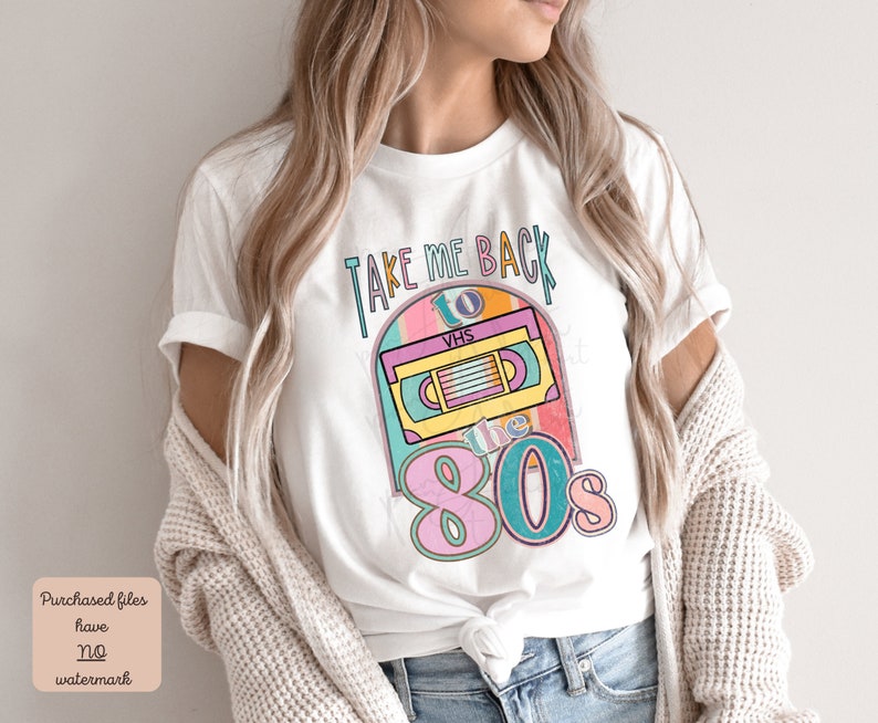 Take Me Back to the 80s Png 80's PNG 80s PNG 80's - Etsy