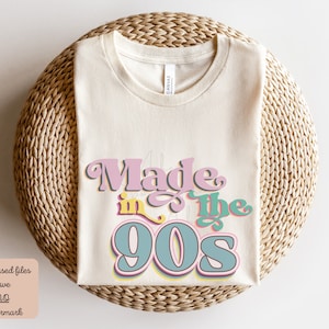 Made in The 90s Png, 90er PNG, 90er PNG, 90er Png für Sublimation, 90er Retro Png, Back to the 90s Png, 90s Vibe Png