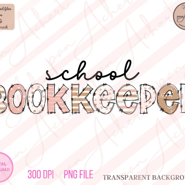 School Bookkeeper Png, School Bookkeeper, Bookkeeper Png, Bookkeeper, School Png, School, Bookkeeping, Bookkeeper Gift