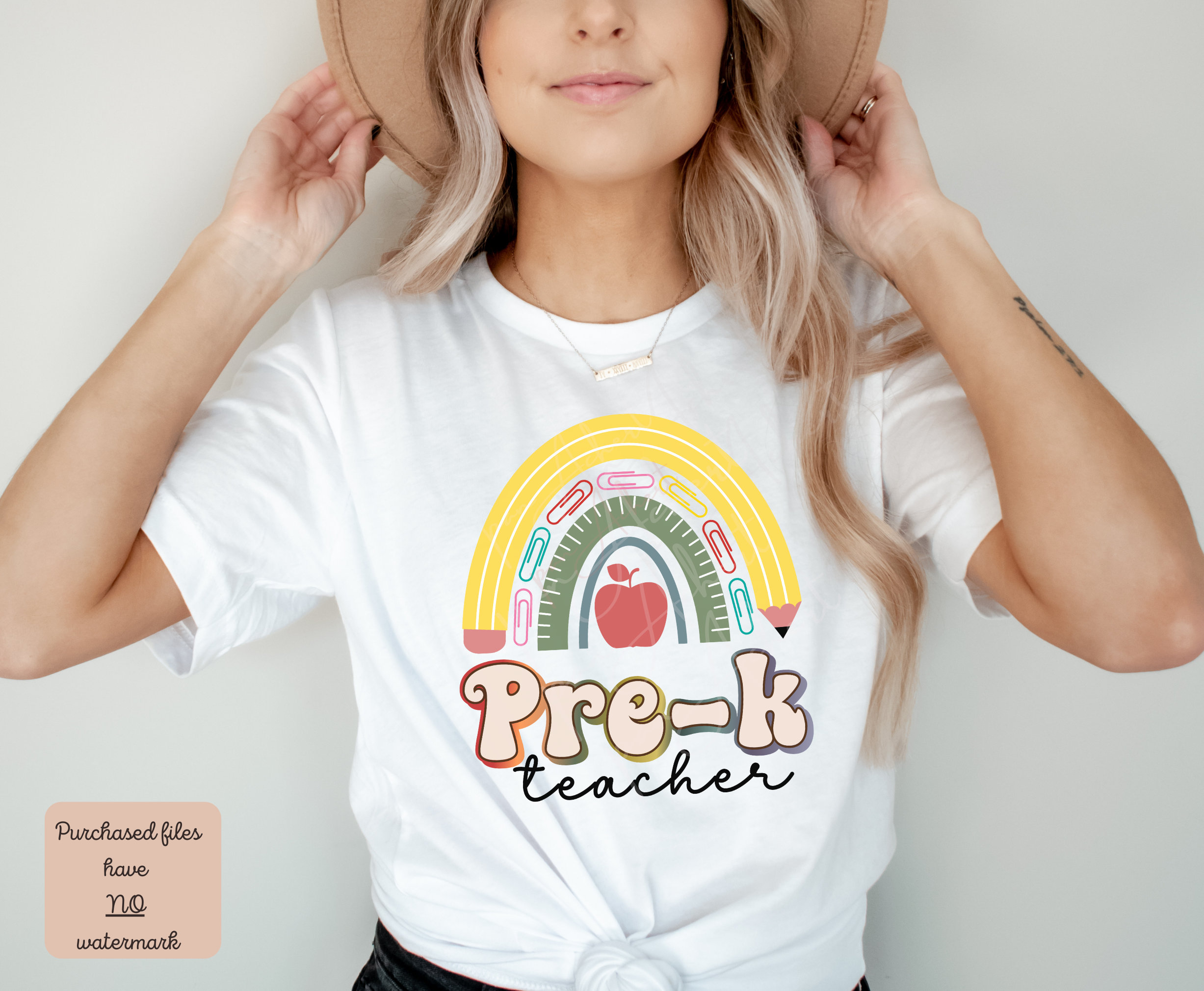 Pre-k Teacher Png, Teacher Png, Teacher Rainbow PNG, Teacher PNG for
