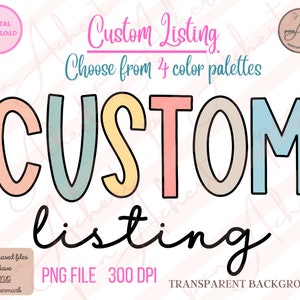 Custom PNG, Custom PNG File, Custom PNG Design, Personalized Png, Custom Designs, Custom Listing, Custom Mascot, Custom Name Png, Custom