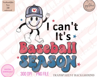 Ich kann nicht, dass es Baseball Saison Png, Baseball Png, Baseball, Spieltag Baseball, Spieltag, Baseball ist meine Lieblingsjahreszeit, Baseball Geschenke