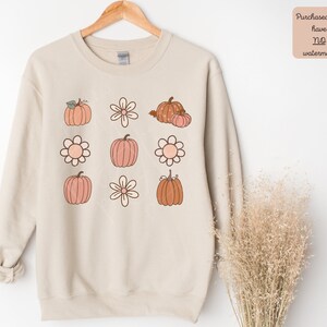 Boho höst PNG, glad höst, hej höst PNG, pumpakrydda PNG, läskiga vibbar, halloween PNG, pumpa PNG, höst PNG, pumpor PNG, thanksgiving bild 4