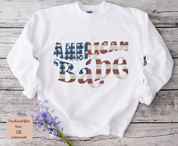 American Babe Usa Flag Png for Sublimation Fourth of July - Etsy