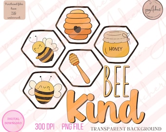 Bee Kind Png, Be Kind Png, Bee Kind, Be Kind, Positivity, Positivity Quote, Mental Health PNG, Motivational, Motivational Quotes, Inspiring
