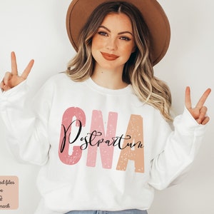 Postpartum Lettering Postpartum CNA Png, Cna Png, Nurse Png, Postpartum Nurse Png, RN Png ...