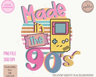 Feito Nos Anos 90 Png, Gameboy PNG, Anos 90 PNG, Anos 90 PNG, Anos 90 Png Para Sublimação, Anos 90 Retro Png, De Volta Aos Anos 90 Png, Anos 90 Png