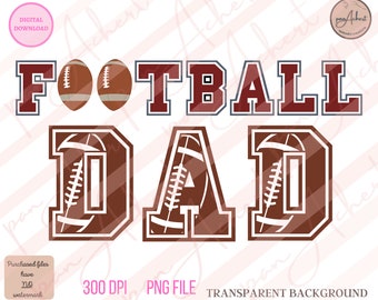 Football Dad Png, Football Dad, Football Png, Football, Dad PNG, Football Dad Shirt, Gameday Png, Sports Png, Football Sublimation, Gameday