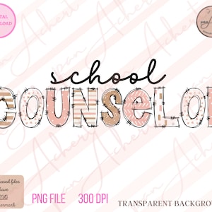 School Counselor Png, School Counselor, School Counselor PNG voor Sublimatie, Counselor Sublimatie PNG, School Counselor Afdrukbaar