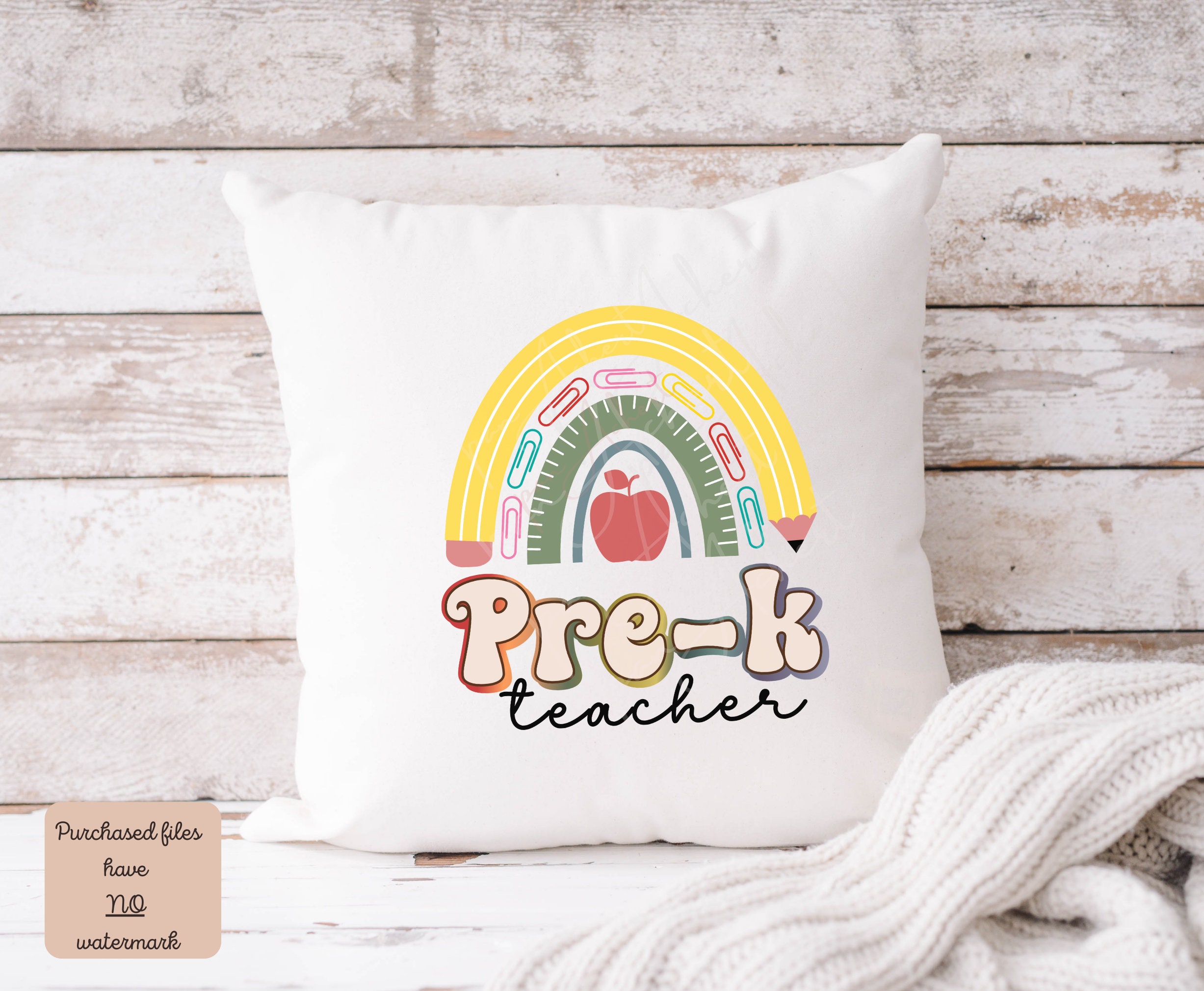 Pre-k Teacher Png, Teacher Png, Teacher Rainbow PNG, Teacher PNG for