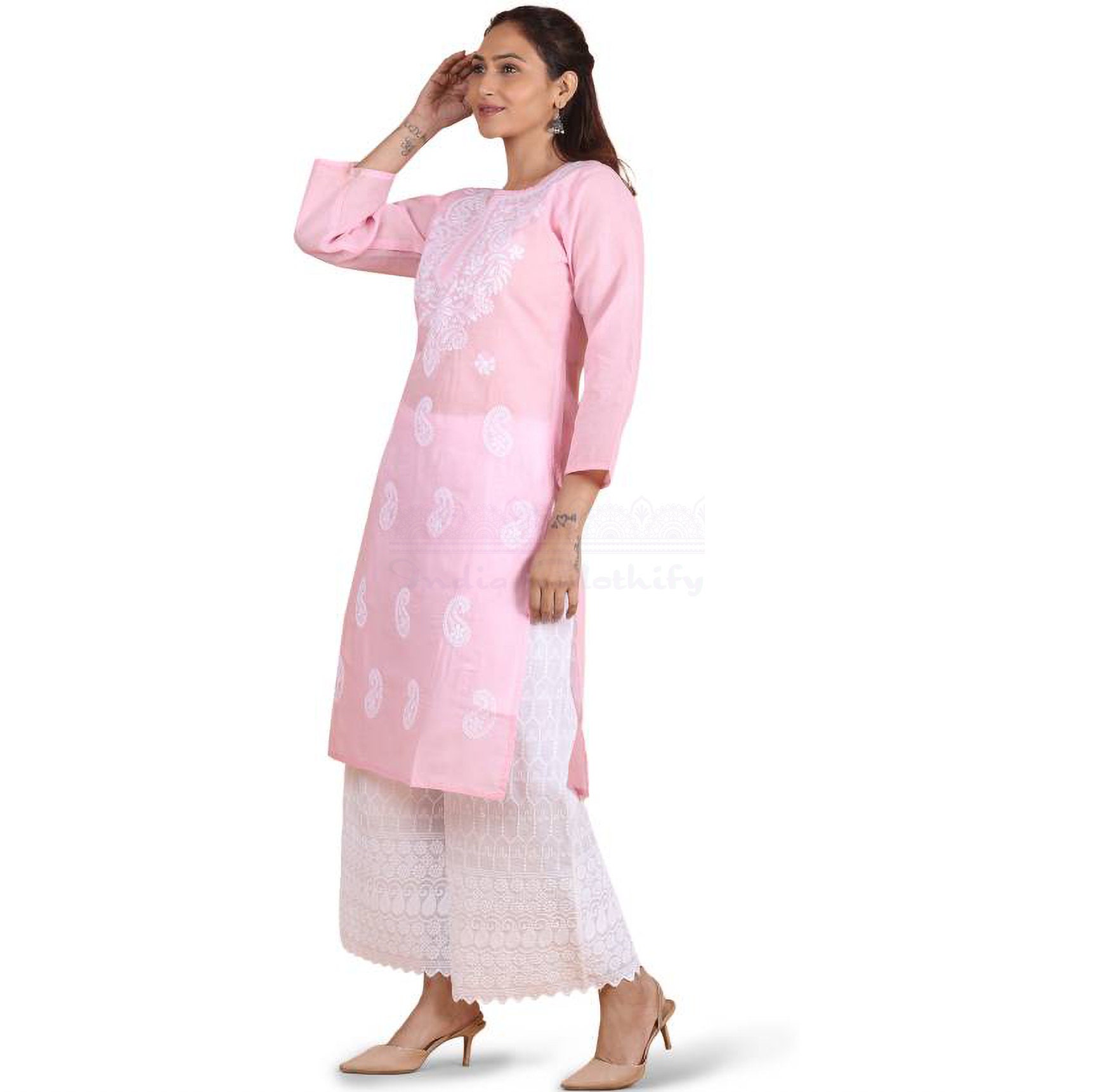 Buy Stylish Pink Net Kurti Collection At Best Prices Online