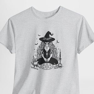 Pagan Witch Unisex Tee, Wiccan Shirt, Occult Clothing, Witchcraft Apparel, Halloween T-Shirt