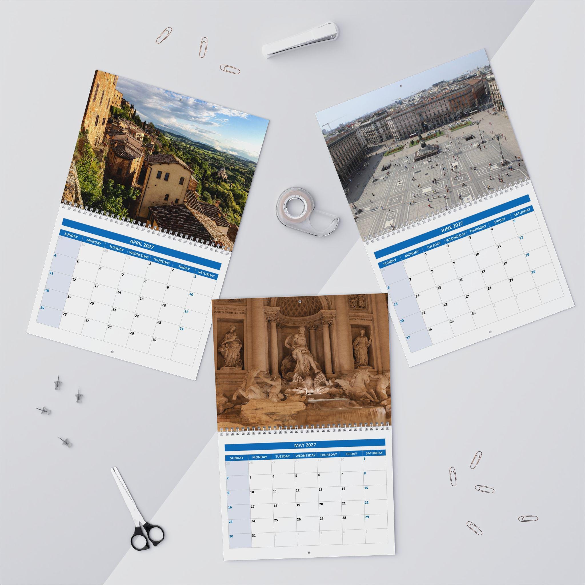 2027 Italy Wall Calendar Photography European Vacation Gift Souvenir - Etsy