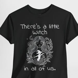 Pagan Witch Tee Shirt, Wiccan Vibes Unisex Heavy Cotton Tee, Witchy Apparel, Moon Phases Shirt, Magical Clothing, Occult Graphic Tee