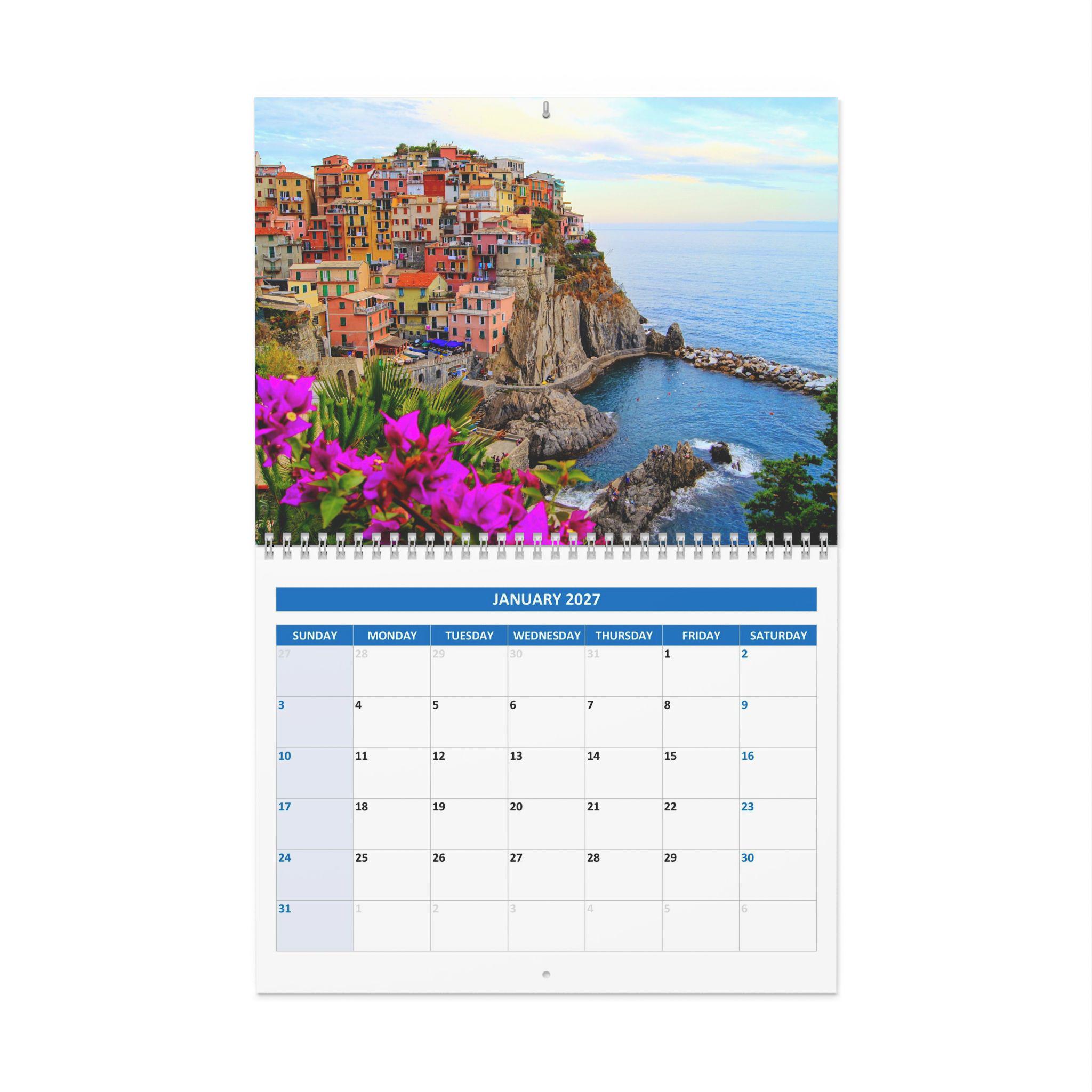 2027 Italy Wall Calendar Photography European Vacation Gift Souvenir - Etsy
