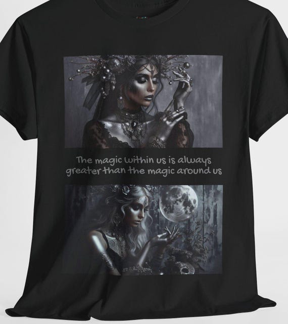 Camiseta de bruja mágica, camiseta de bruja pagana, camiseta de