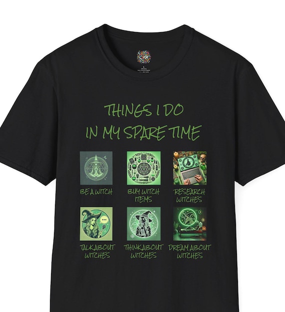 Cose da strega che faccio nel mio tempo libero T-shirt unisex