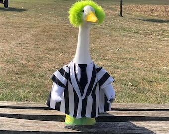 Ghost with the Most Halloween Costume for 23-28 Inch (Large) Concrete or Plastic Lawn Goose/Duck