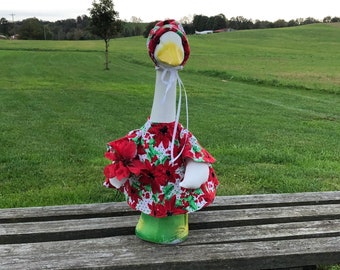 goose santa outfit