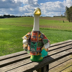 Fisherman Outfit for 23-28 Inch (Large) Concrete or Plastic Lawn Goose/Duck