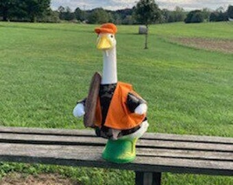 Hunter Costume Outfit for 23-28 Inch (Large) Concrete or Plastic Lawn Goose/Duck