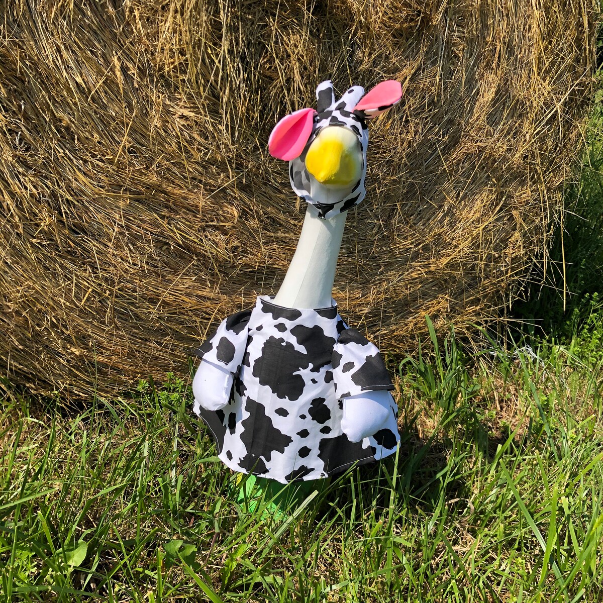 Cow Costume Outfit for 23-28 Inch (large) Concrete or Plastic Lawn Goose/duck - Etsy