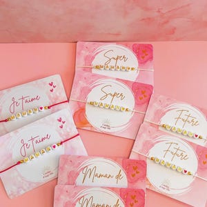 Carte à bijou à personnaliser spéciale "Fête des mères"