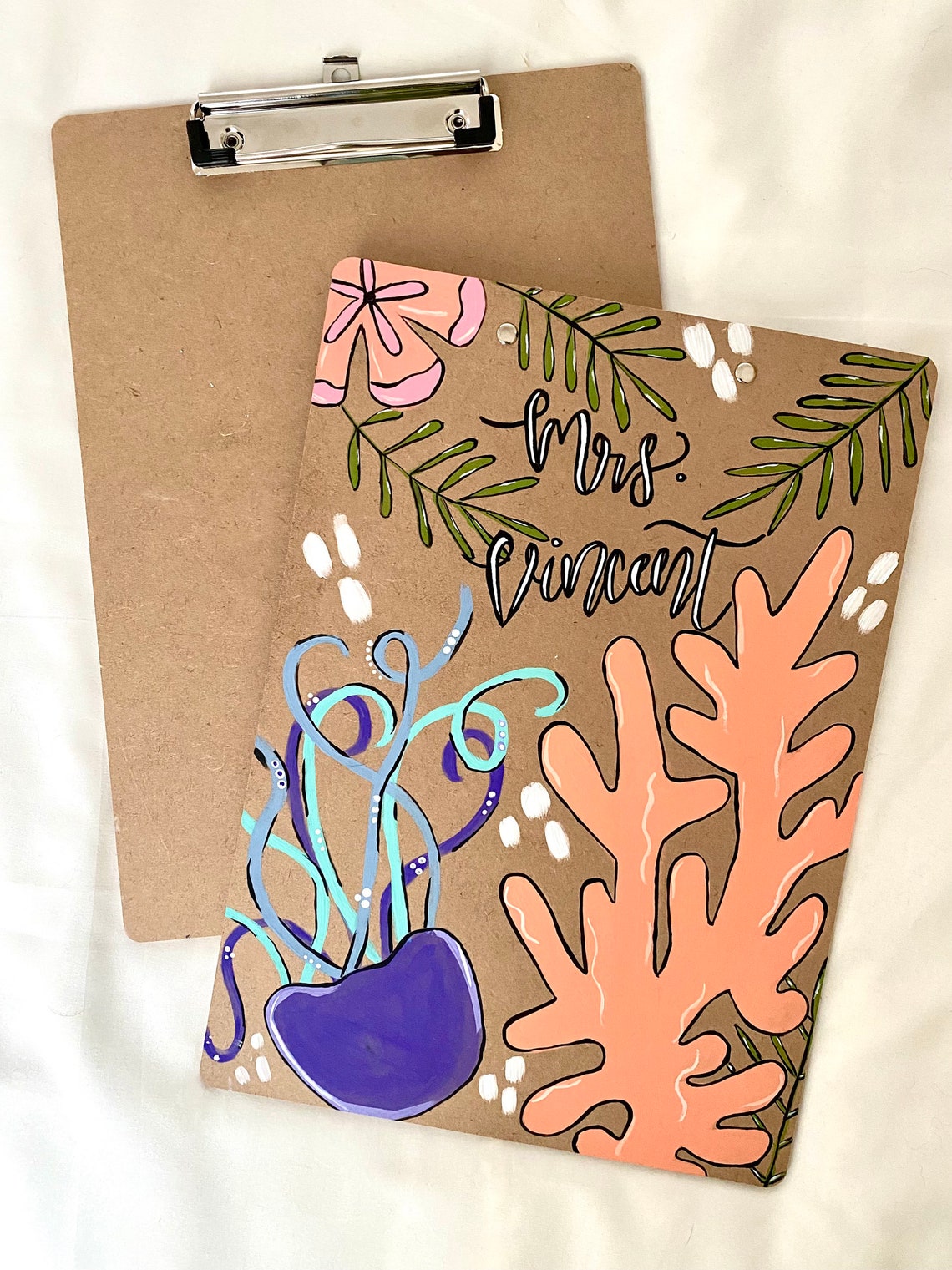 Personalized Clipboard, Custom Teacher Clipboard, Custom Clipboard