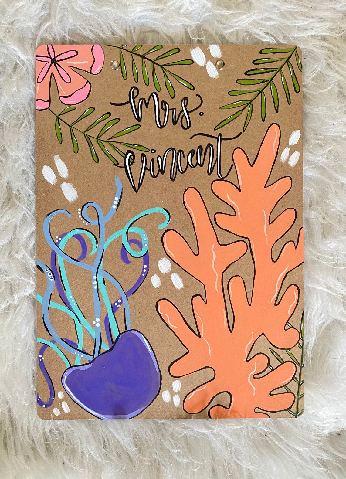 Personalized Clipboard, Custom Teacher Clipboard, Custom Clipboard