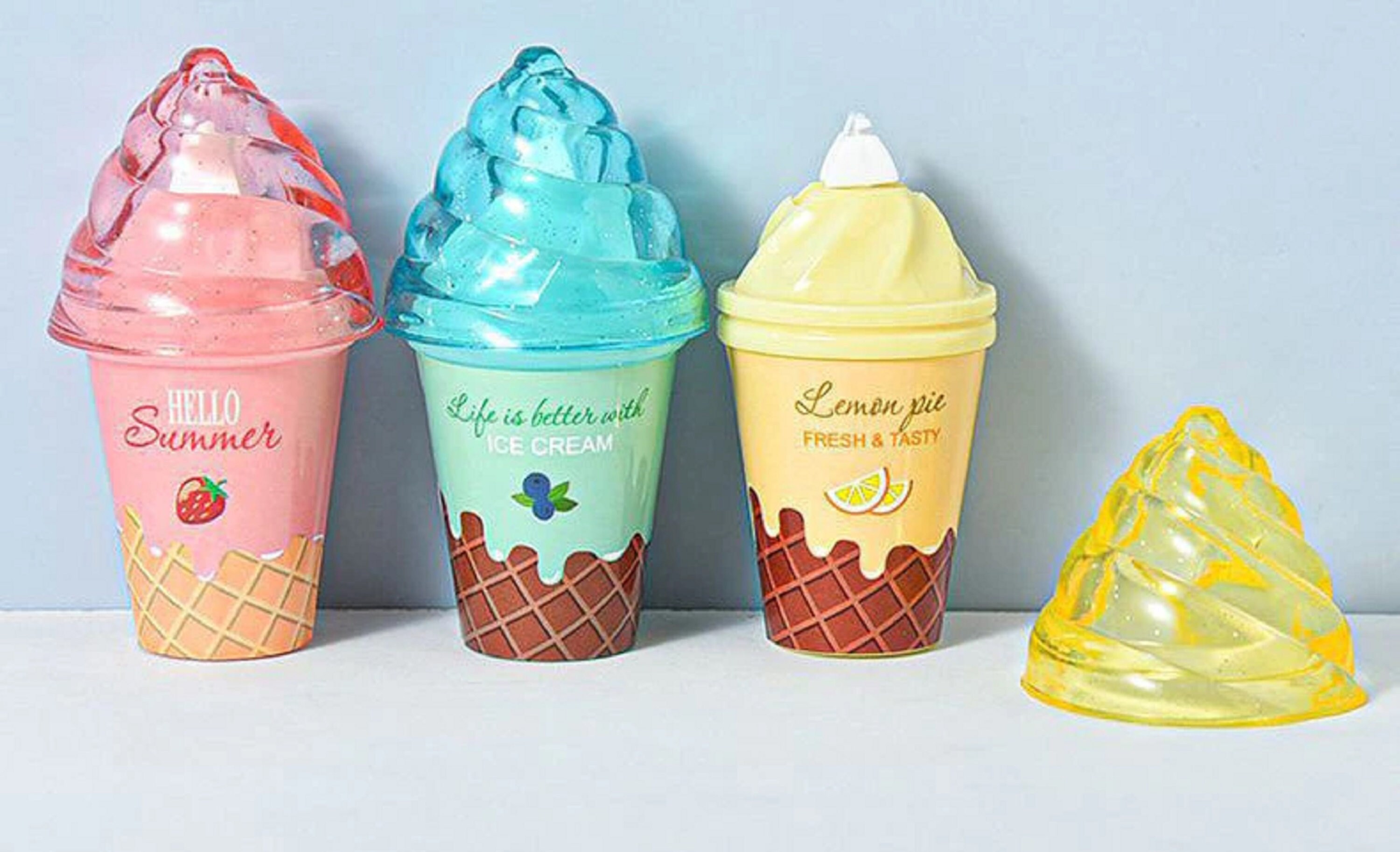 1Pc Mignon Kawaii Bouteille de Lait Crème Glacée Papeterie Fournitures Scolaires Bureau Correcteur C