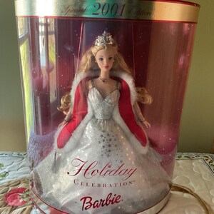 Vintage Mattel Holiday Celebration Barbie Doll 2001 :)