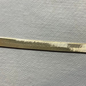 Women’s Vintage 14K Gold Herringbone Necklace 24in 4mm :)