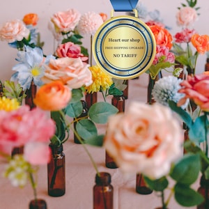 Vibrant Silk Flower Stems: Bridgerton Wedding Centerpieces image 1