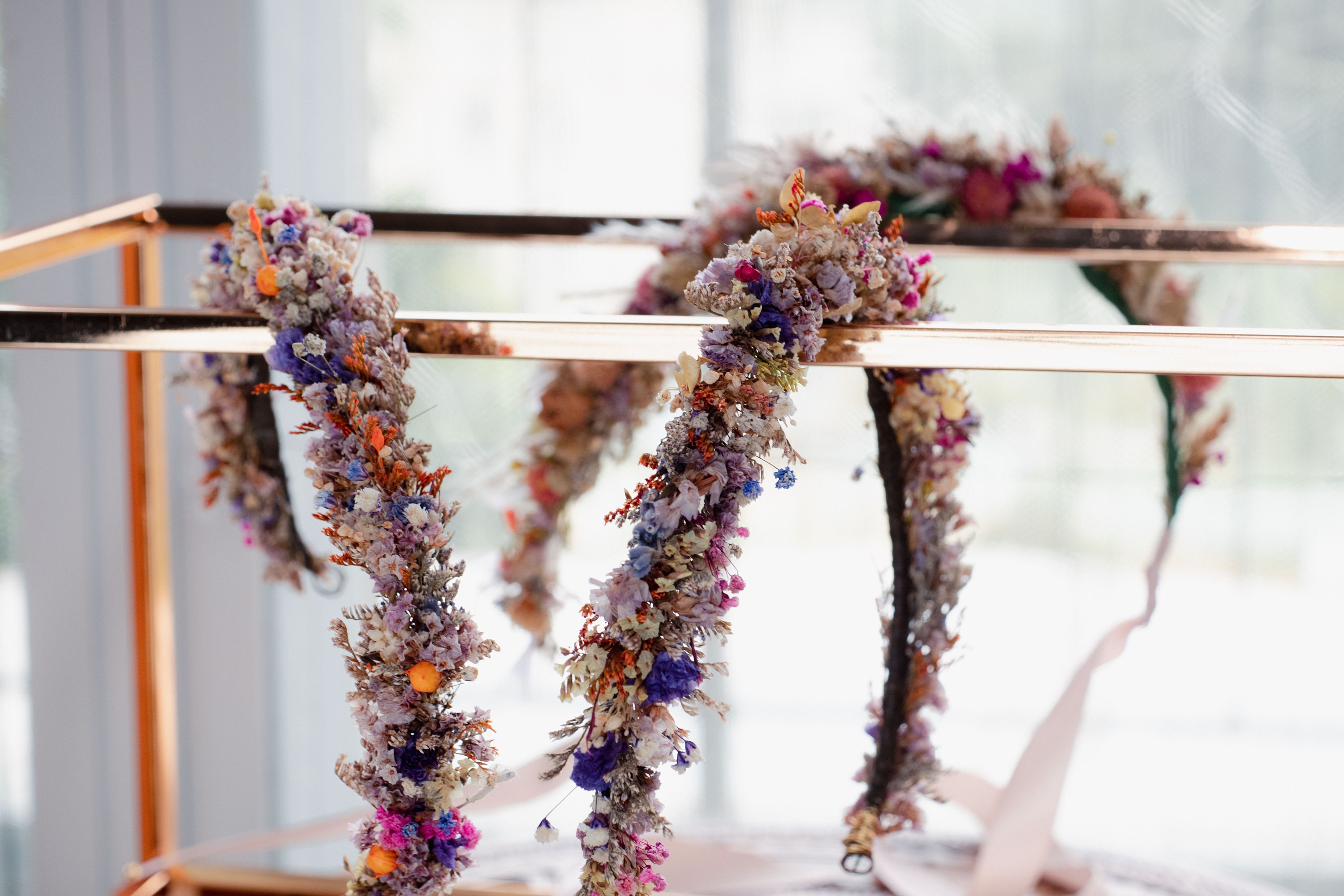 Dried Flower Crown / Seasonal / Children Boho Floral Crown 