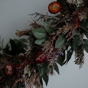 Image shown 60cm garland (perfect to form a wreath for centerpiece decor)