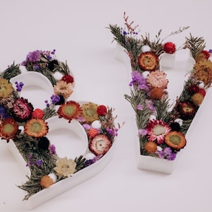 Luz do alfabeto / alfabeto de flores / decoração de mesa de namorados / luz de letras / letras de flores / número de mesa / luz de números / cenário SR e Sra.