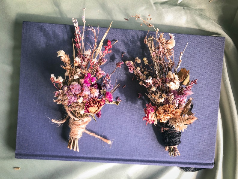 Dried flower boutonniere/ buttonhole/ Gothic Halloween rustic boutonniere/ winter wedding boutonniere/ fall wedding/ black wedding image 6