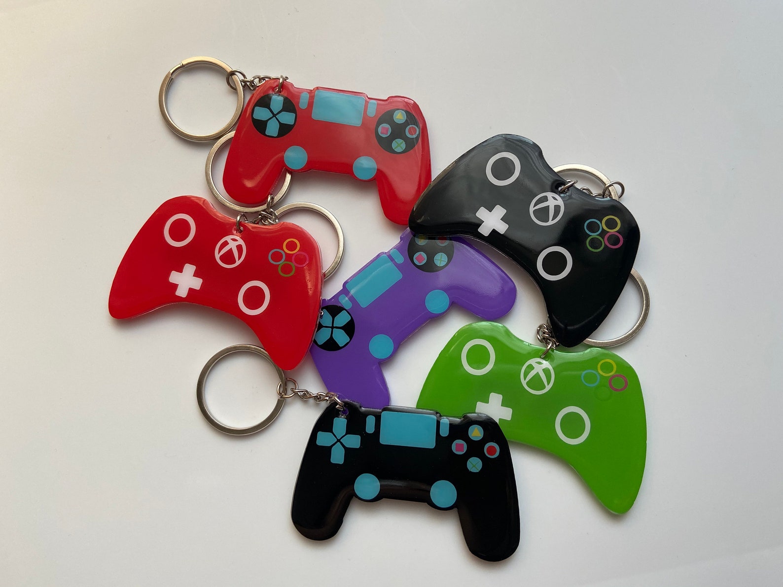 Video Game Controller Keychain Etsy