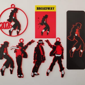MJ the Musical Broadway Musical Themed Ornaments, Magnets and Bookmarks