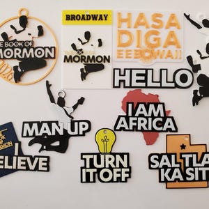 Book of Mormon Broadway Musical Themed Ornaments and Magnets 2026 Ornament