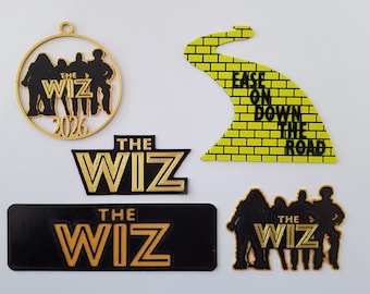 The Wiz Broadway Musical Themed Ornaments, Magnets, Keychains and Bookmarks