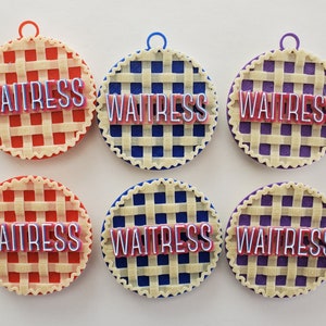 Waitress Musical Pie Themed Christmas Ornament or Refrigerator Magnet