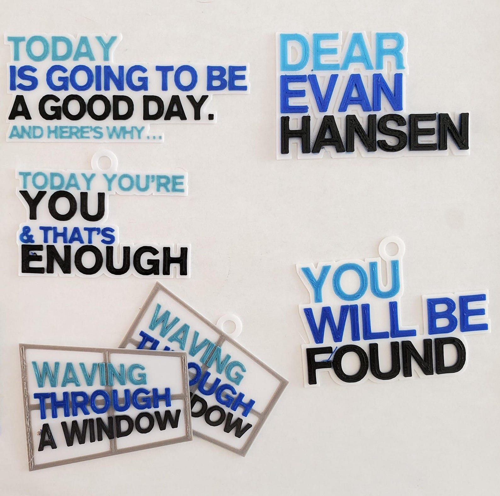 Dear Evan Hansen Musical Ornament, Magnet or Bookmark Includng You Will ...
