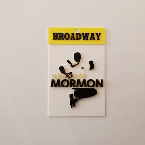 Book of Mormon Broadway Musical Themed Ornaments and Magnets Broadway Ornament