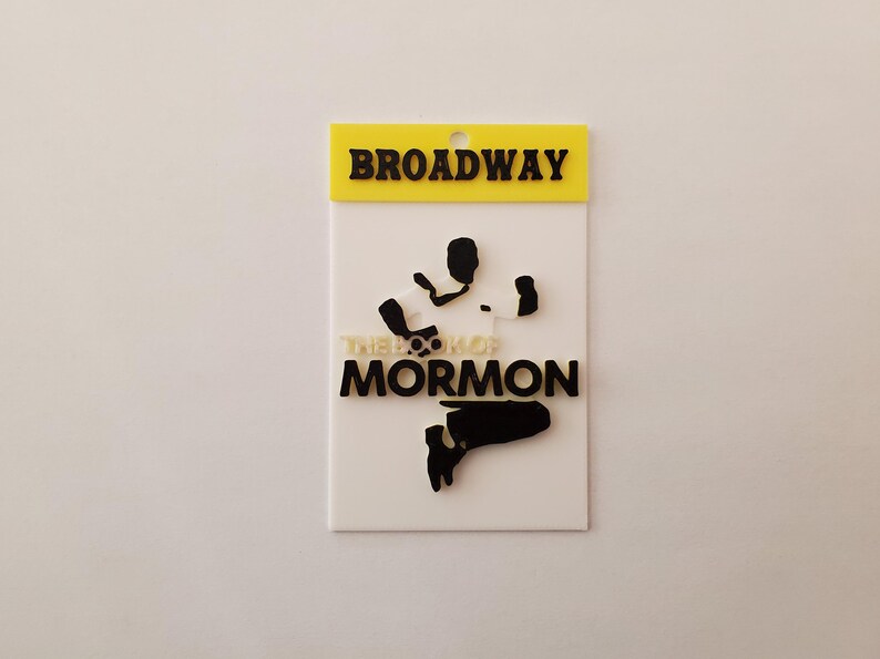 Book of Mormon Broadway Musical Themed Ornaments and Magnets Broadway Ornament