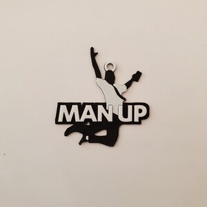 Book of Mormon Broadway Musical Themed Ornaments and Magnets Man Up Ornament