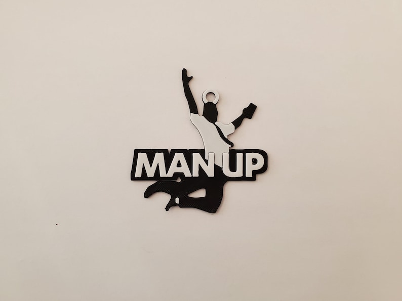 Book of Mormon Broadway Musical Themed Ornaments and Magnets Man Up Ornament
