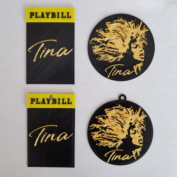 Tina Broadway Musical Themed Ornament or Magnet Including Playbill themed items