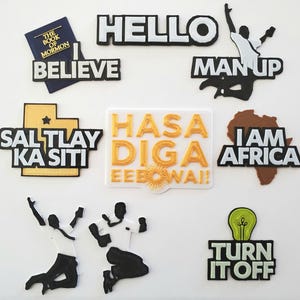 Book of Mormon Broadway Musical Themed Ornaments and Magnets