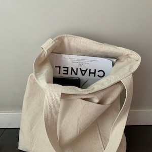 chanel gift canvas tote